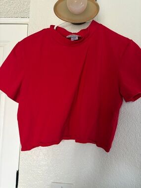 Vixen red crop top